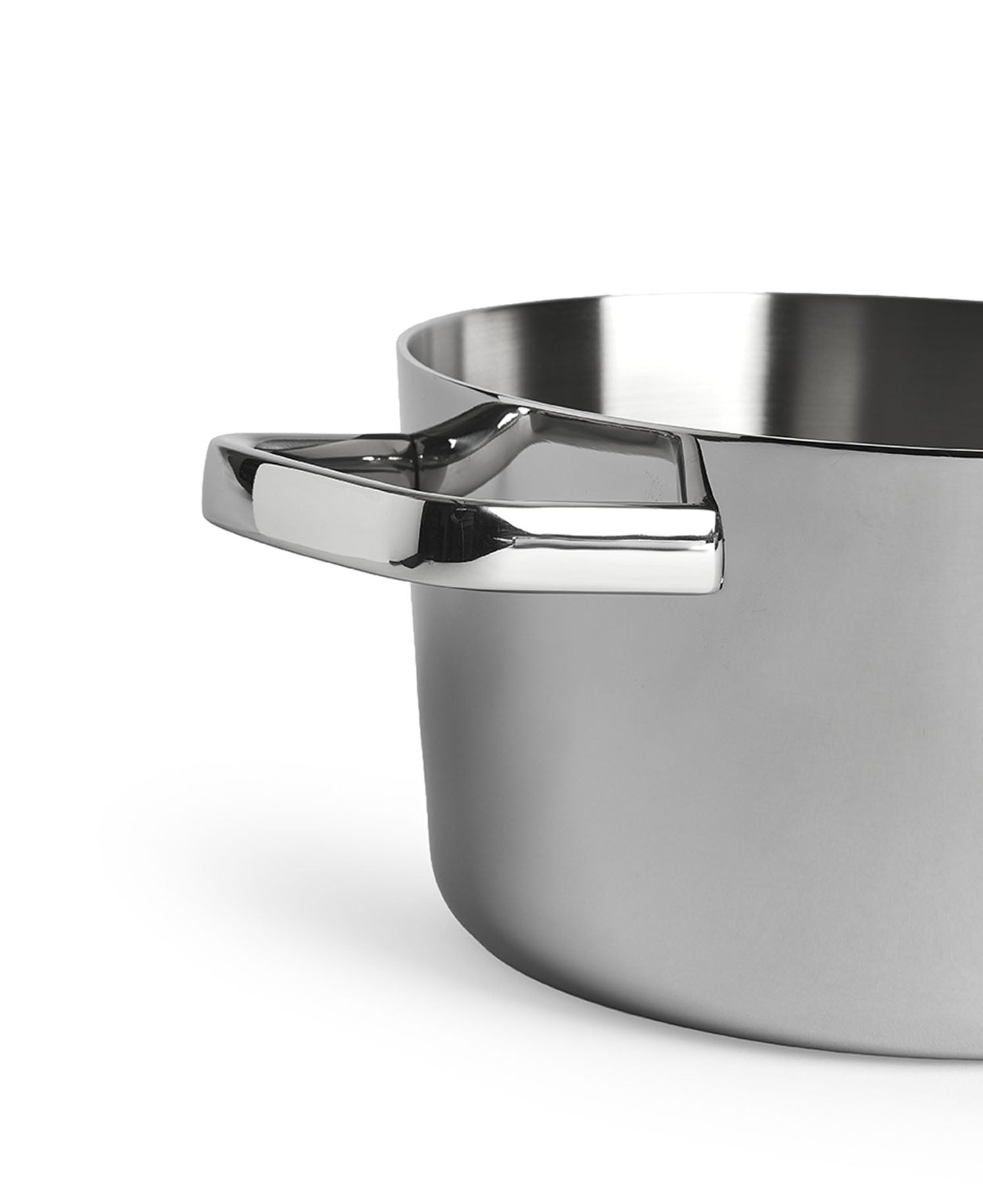 Olla con tapa 3,6 Litros Triply Acero Inoxidable