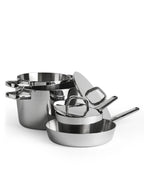Batería de Cocina Triply de Acero Inoxidable 4 piezas