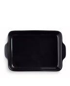 Set de 2 Fuentes para Horno Negro Brillante