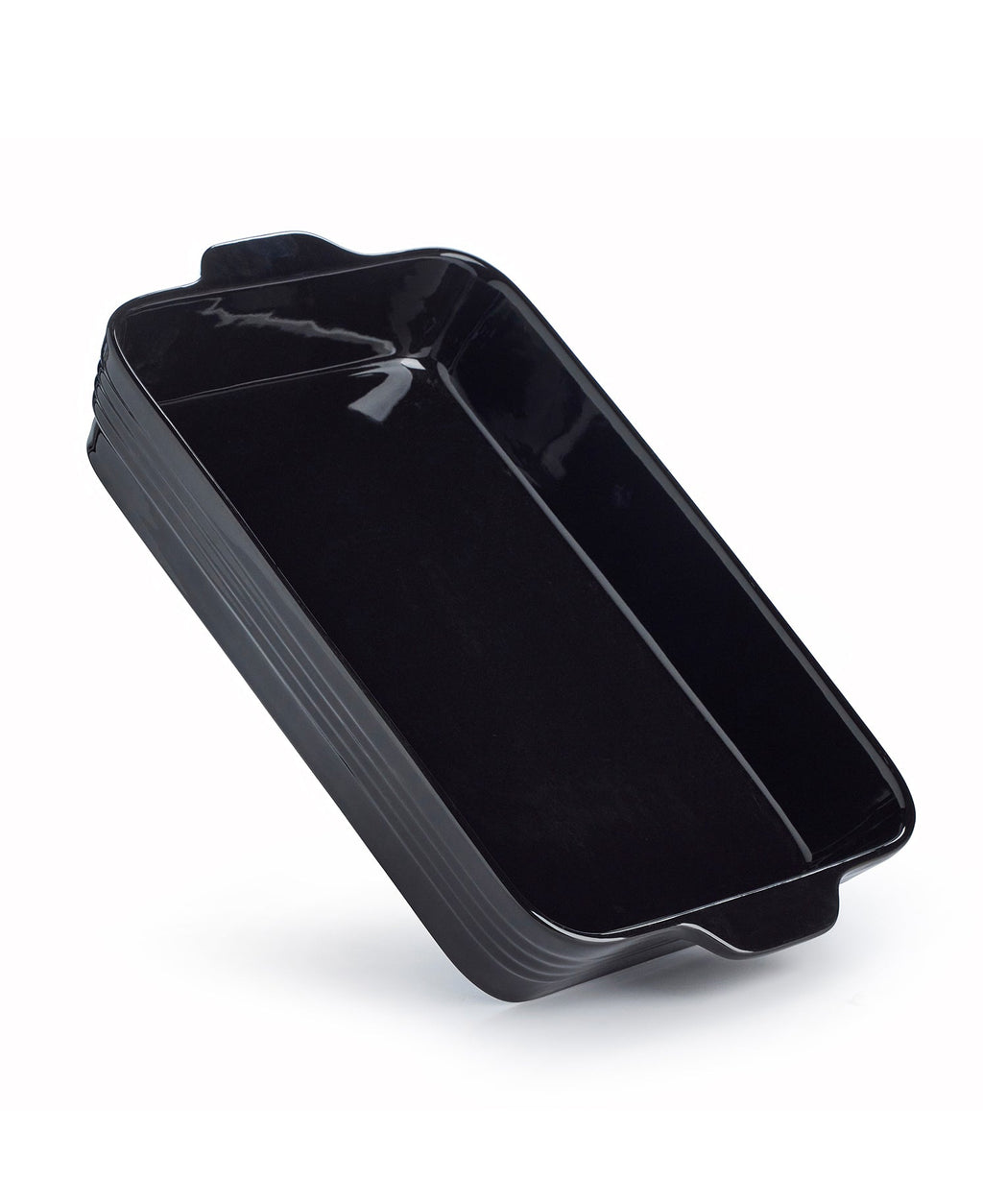 Set de 2 Fuentes para Horno Negro Brillante
