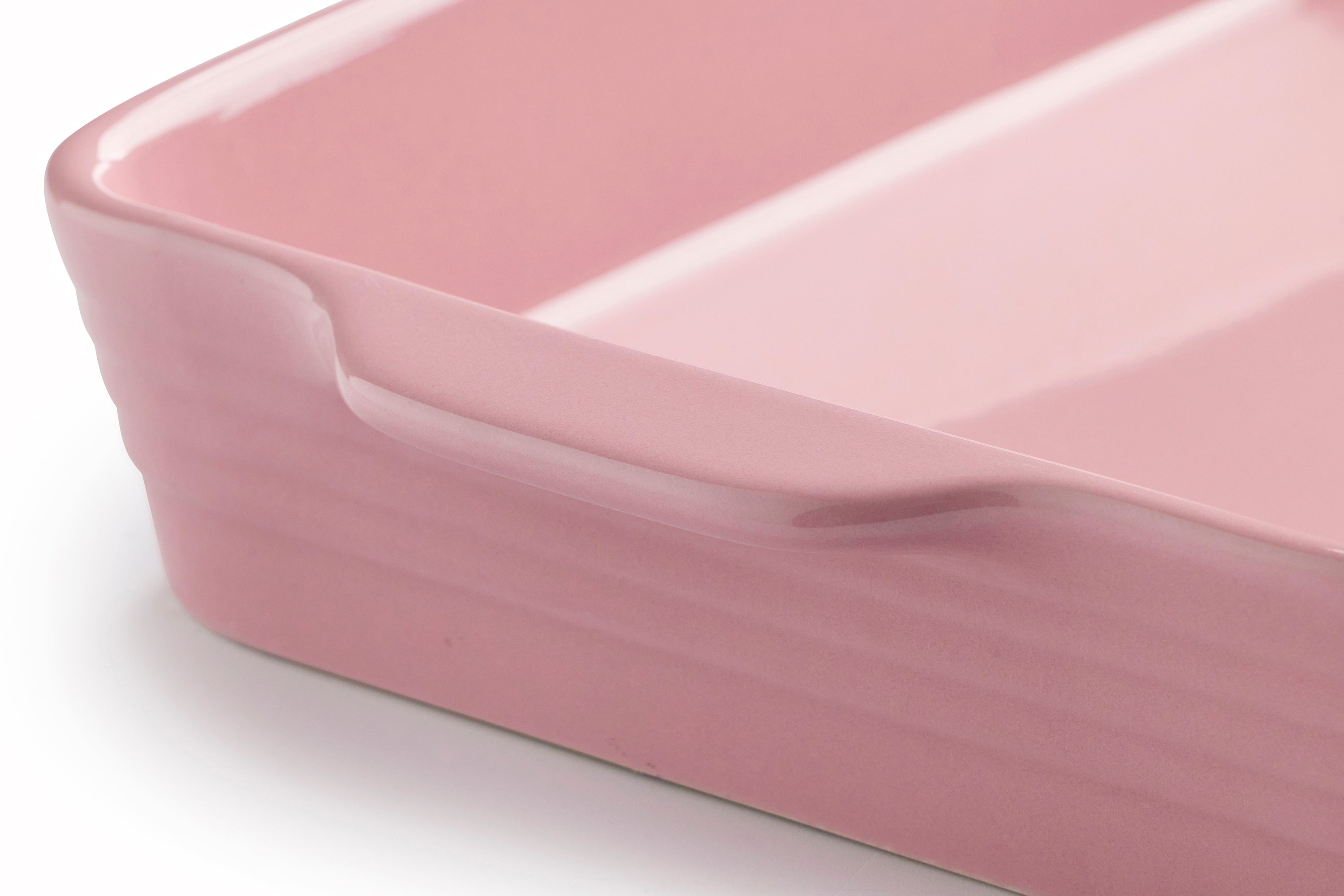 Set de 2 Fuentes para Horno Rosa Brillante
