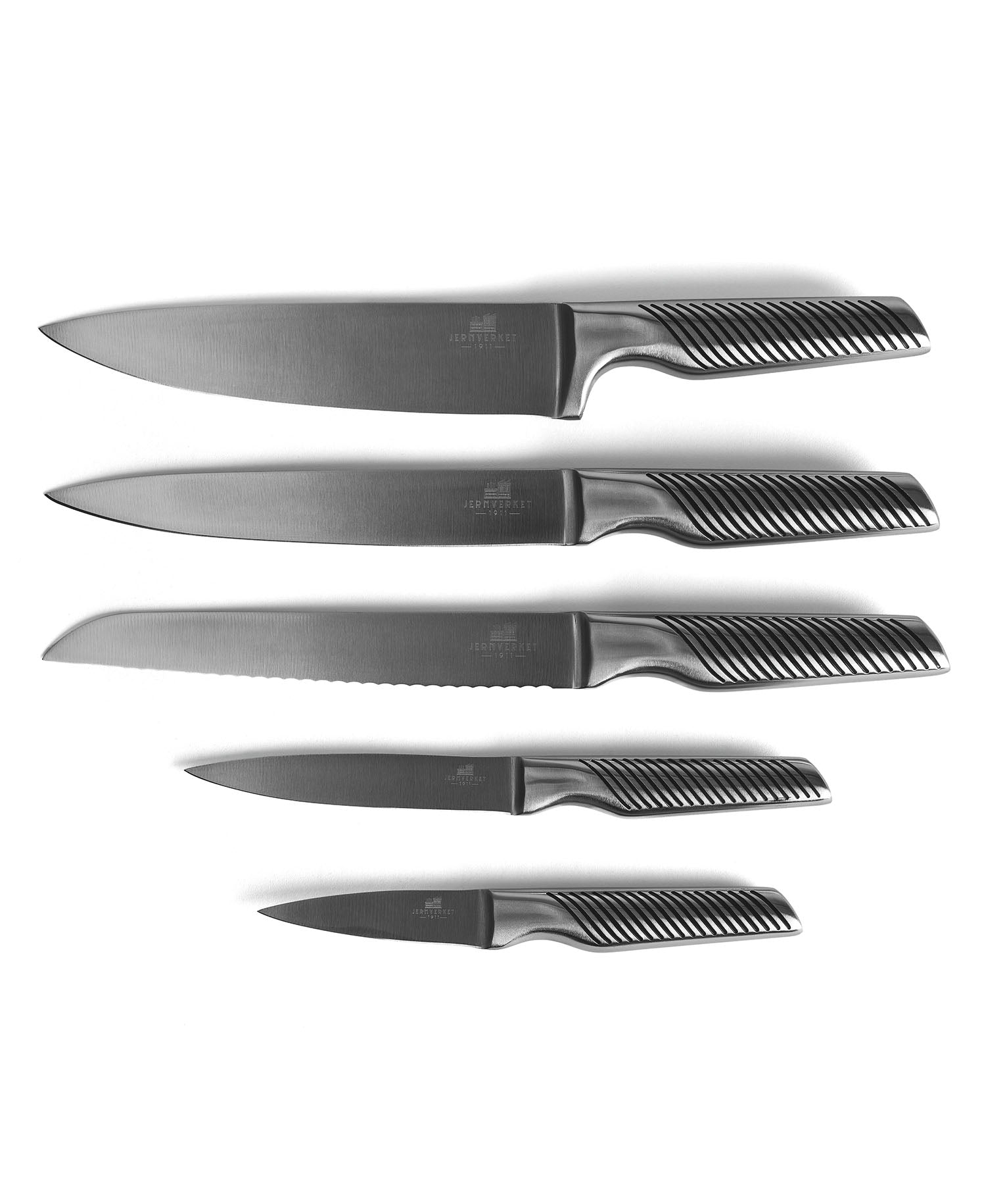 Set Premium de Cuchillos con Taco de Acero Inoxidable – 5 Piezas