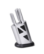 Set de Cuchillos con Taco de Cocina – 5 Piezas en Acero Inoxidable