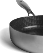 Sartén Sauté 28 cm de diametro de Acero Inoxidable con Revestimiento Cerámico