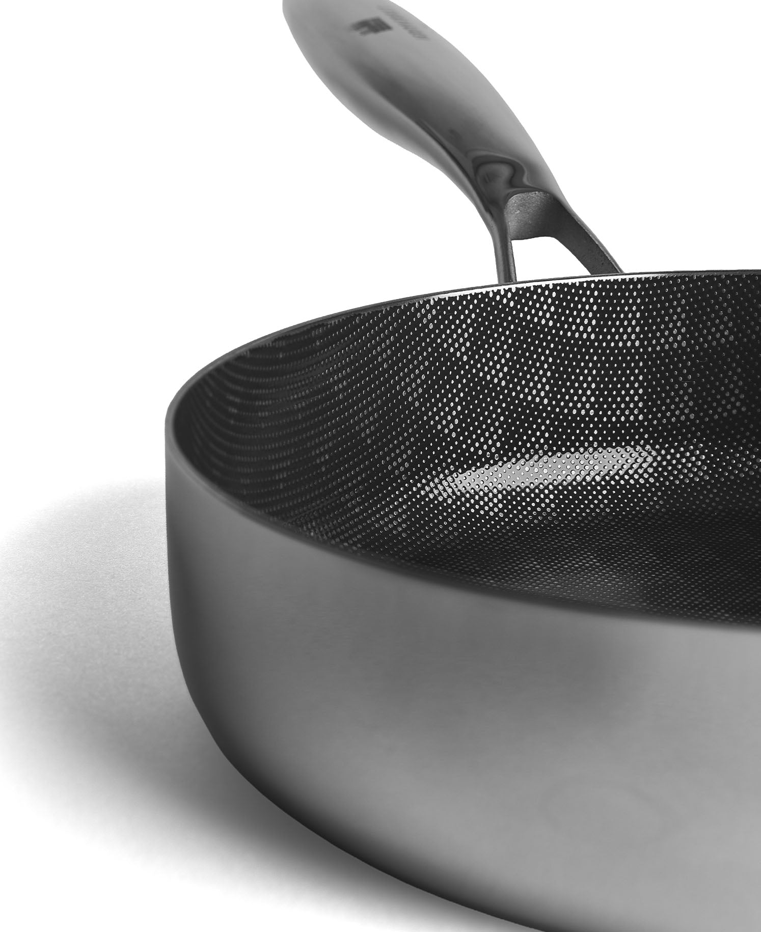 Sartén Sauté 28 cm de diametro de Acero Inoxidable con Revestimiento Cerámico