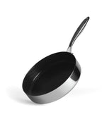 Sartén Sauté 28 cm de diametro de Acero Inoxidable con Revestimiento Cerámico