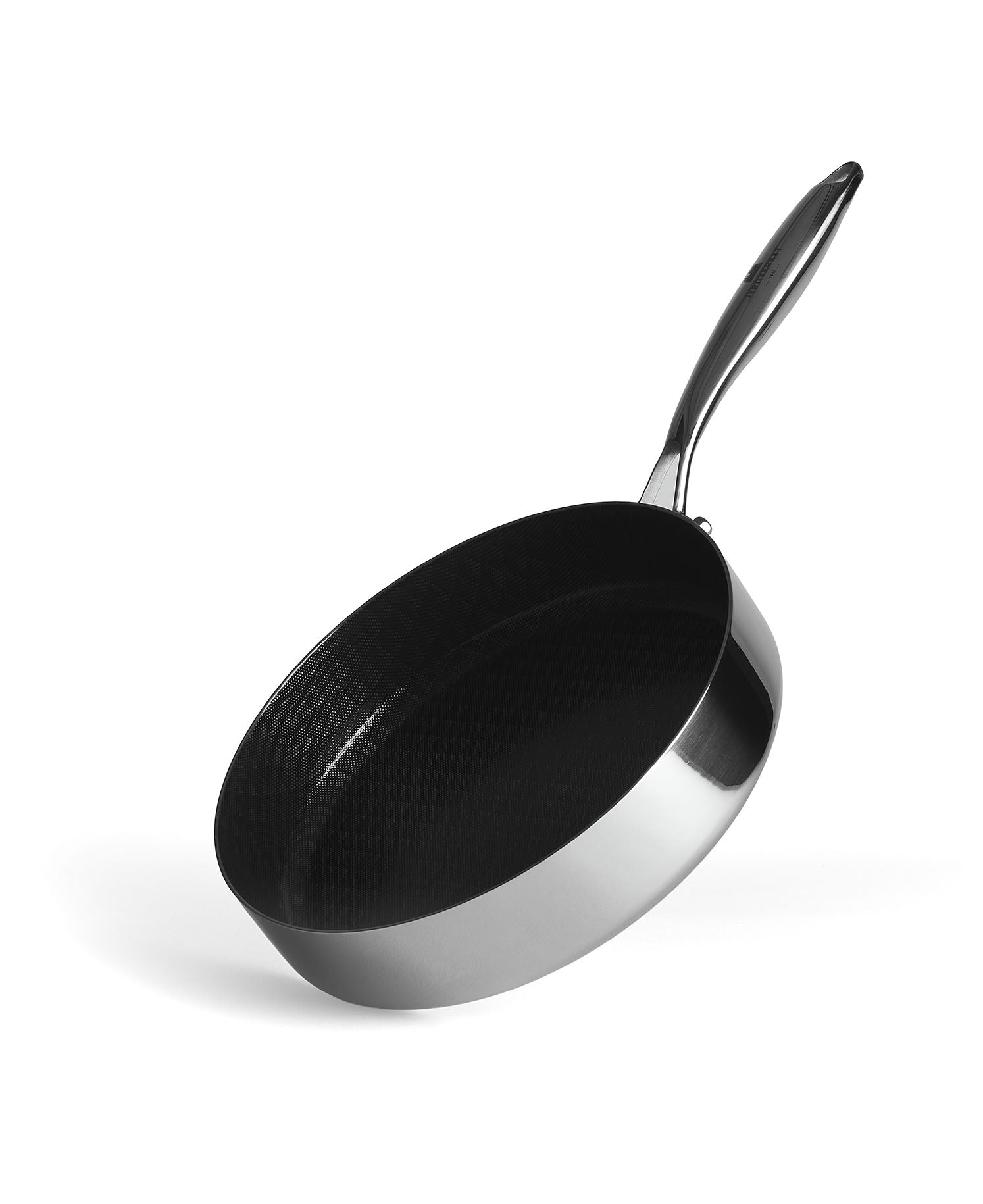 Sartén Sauté 28 cm de diametro de Acero Inoxidable con Revestimiento Cerámico