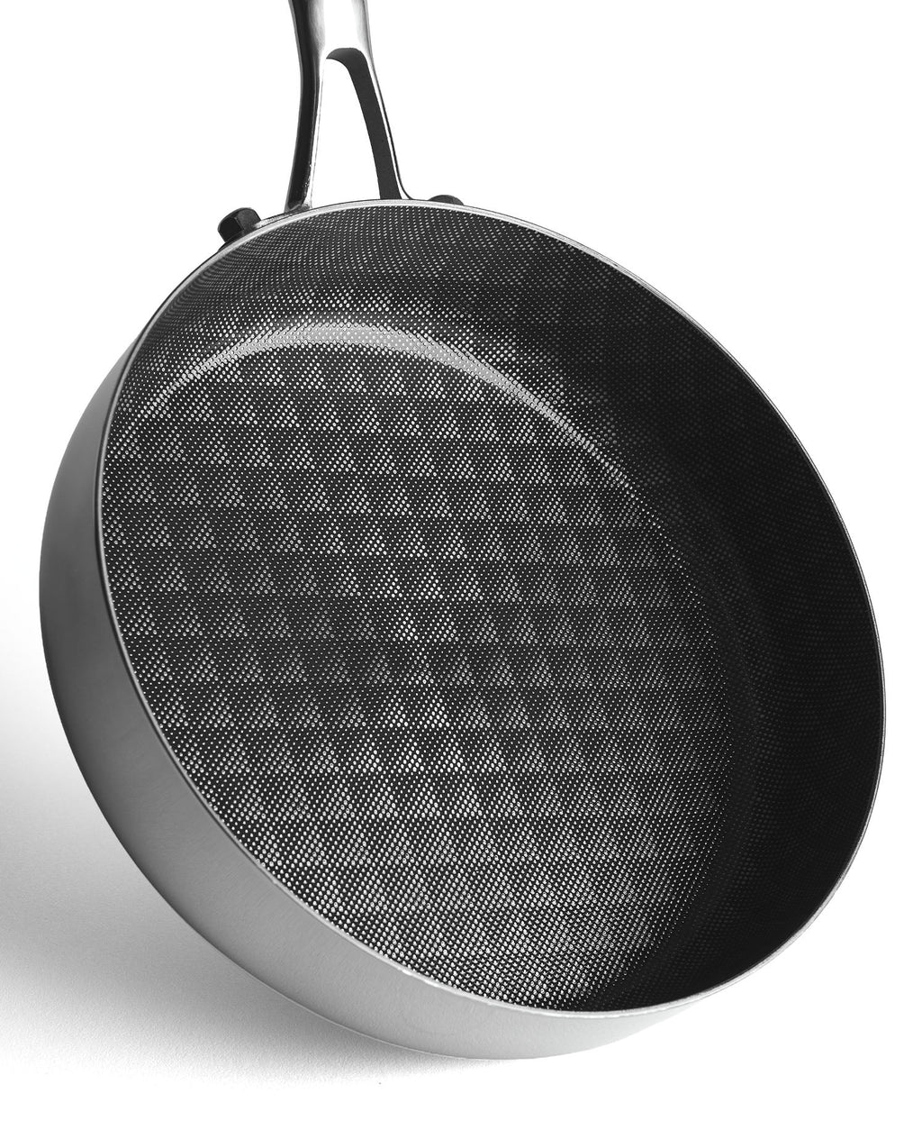 Sartén Sauté 28 cm de diametro de Acero Inoxidable con Revestimiento Cerámico