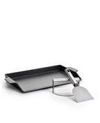 Kit Plancha Hierro Fundido Burger & Grill Negra 40x25 cm