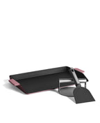 Kit Plancha Hierro Fundido Burger & Grill Rosa 40x25 cm
