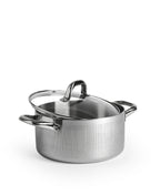 Batería de Cocina 4 piezas Triply Acero Inoxidable