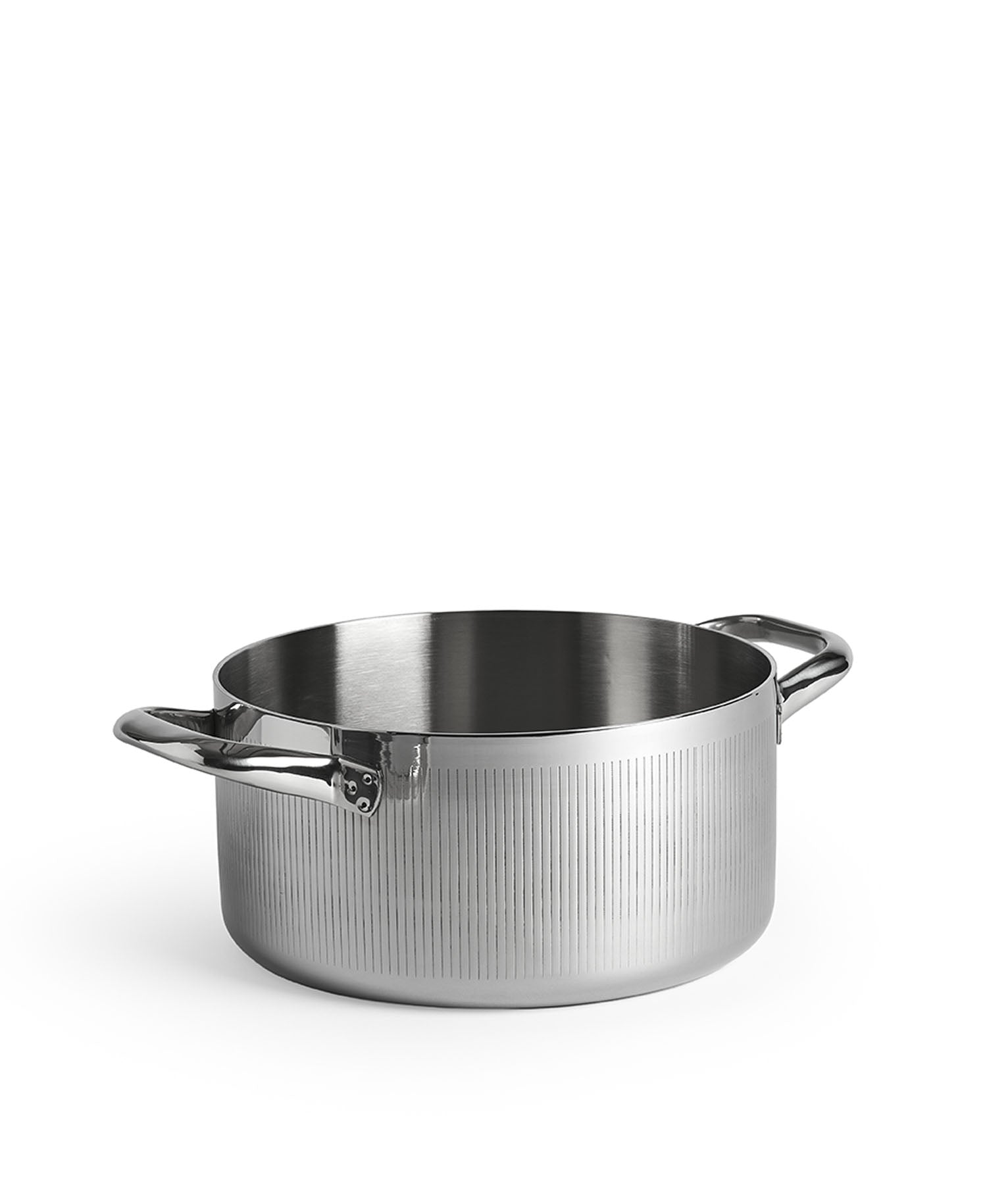 Olla con tapa 5,4 Litros Triply Acero Inoxidable