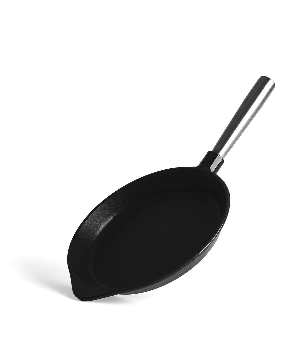 Sartén de Hierro Fundido 28 cm de diametro Negra con Mango Extraíble