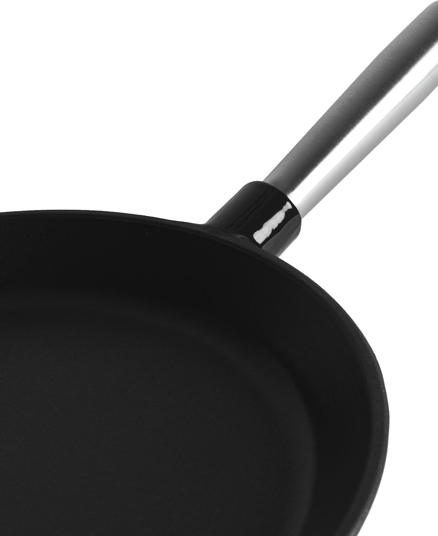 Sartén de Hierro Fundido 28 cm de diametro Negra con Mango Extraíble