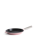 Sartén de Hierro Fundido 28 cm de diametro Rosa Retro con Mango Extraíble