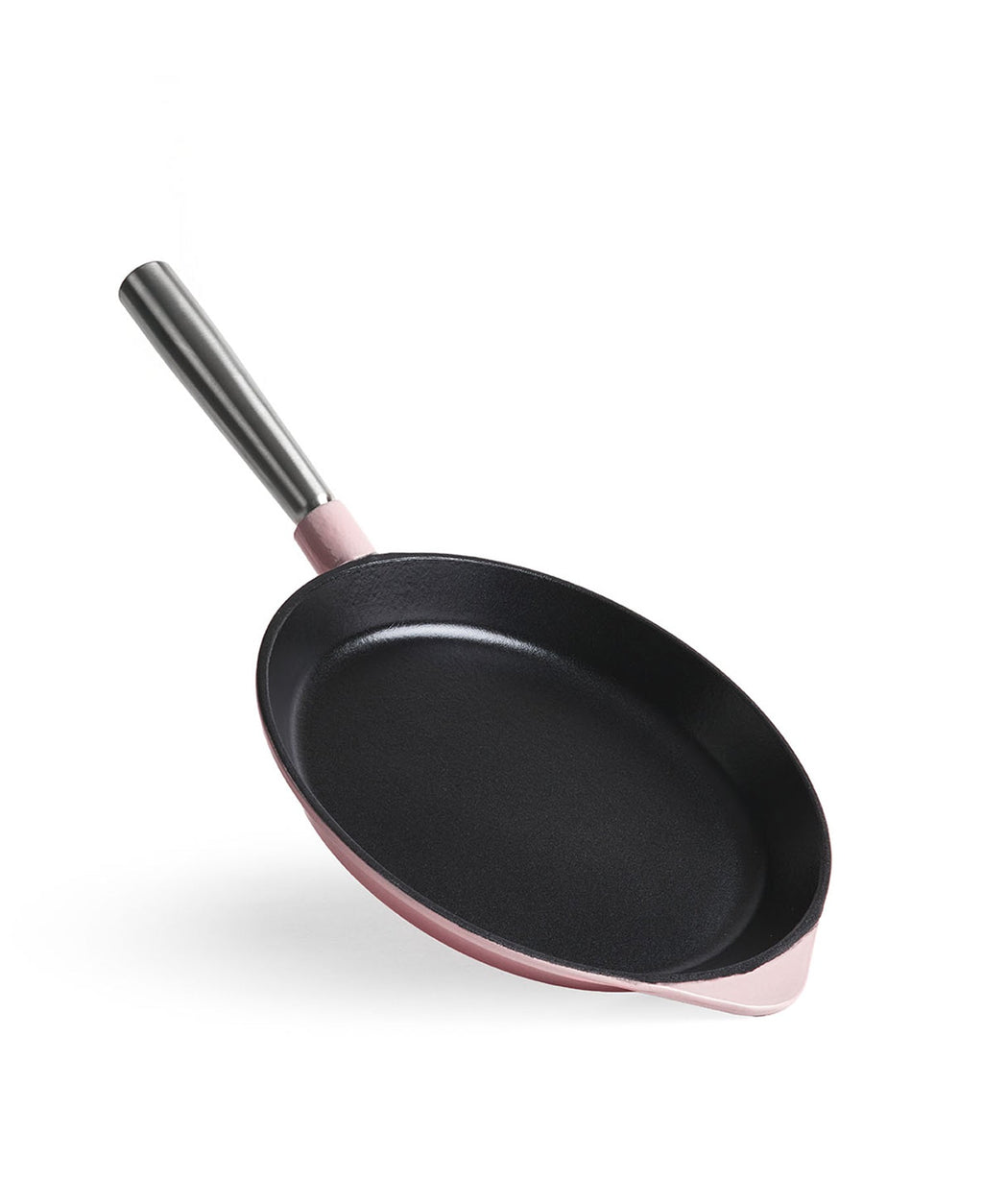 Sartén de Hierro Fundido 28 cm de diametro Rosa Retro con Mango Extraíble