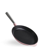 Sartén de Hierro Fundido 28 cm de diametro Rosa Retro con Mango Extraíble