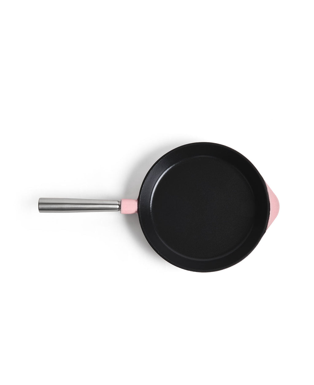 Sartén de Hierro Fundido 28 cm de diametro Rosa Retro con Mango Extraíble