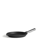 Sartén de Hierro Fundido 28 cm de diametro con Mango Extraíble y Revestimiento Vegetal