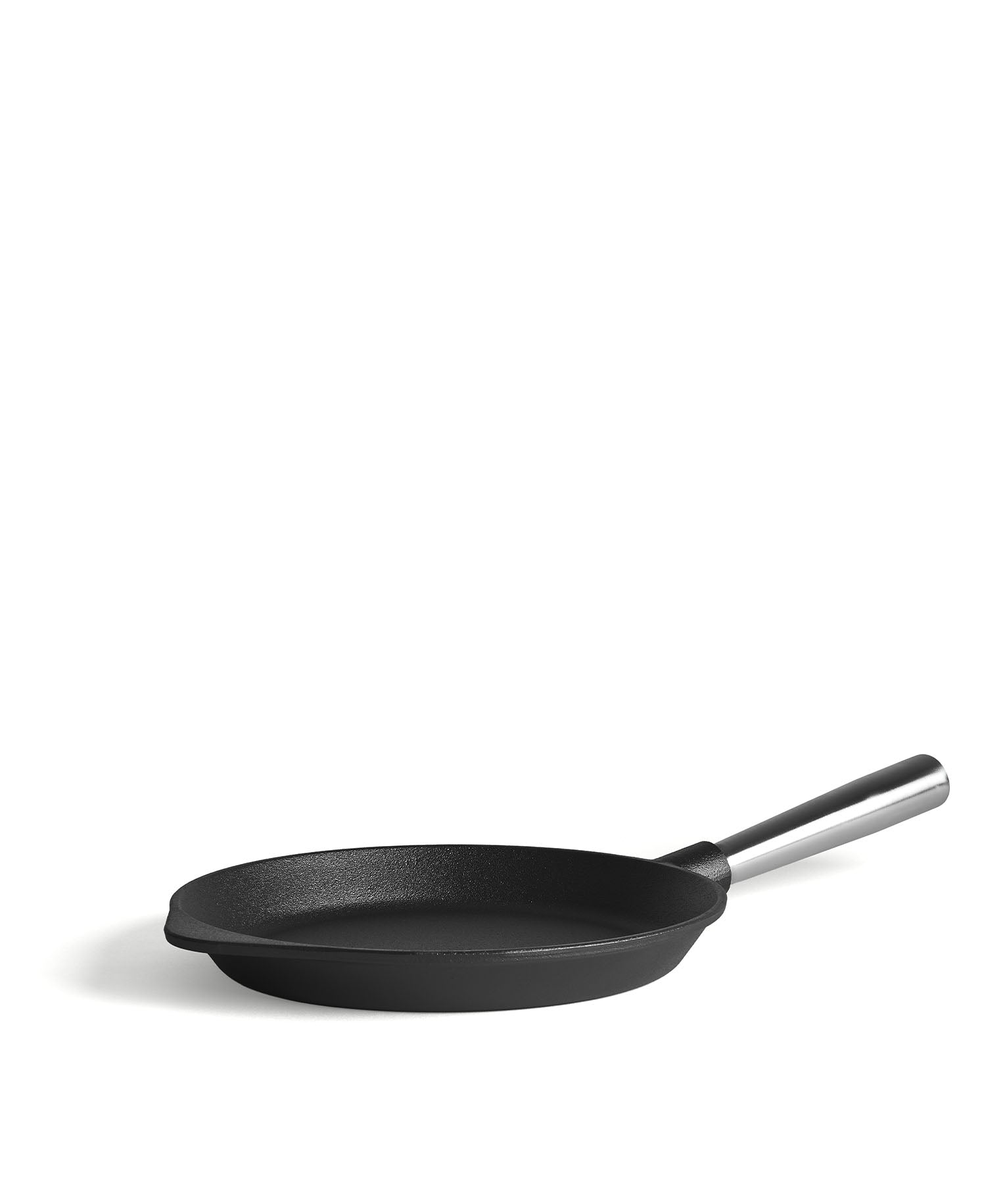 Sartén de Hierro Fundido 28 cm de diametro con Mango Extraíble y Revestimiento Vegetal