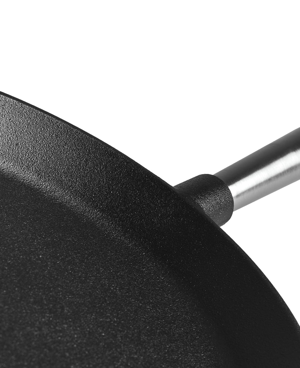 Sartén de Hierro Fundido 28 cm de diametro con Mango Extraíble y Revestimiento Vegetal