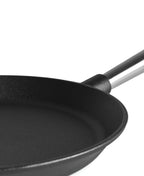 Sartén de Hierro Fundido 28 cm de diametro con Mango Extraíble y Revestimiento Vegetal