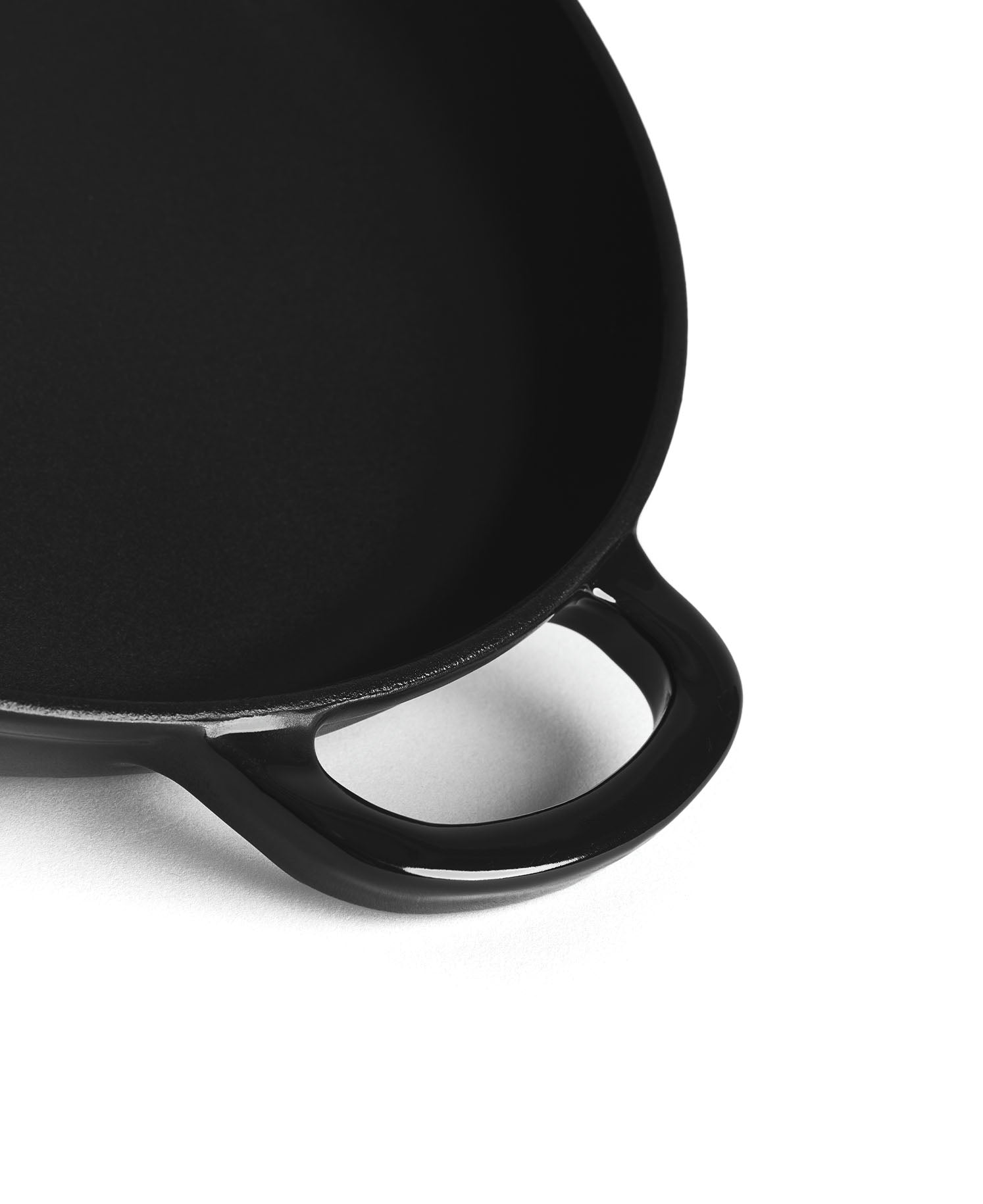 Sartén de Hierro Fundido 28 cm de diametro Negra con Mango de Madera