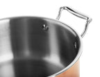 Olla de Cobre con Tapa 22 cm de diametro