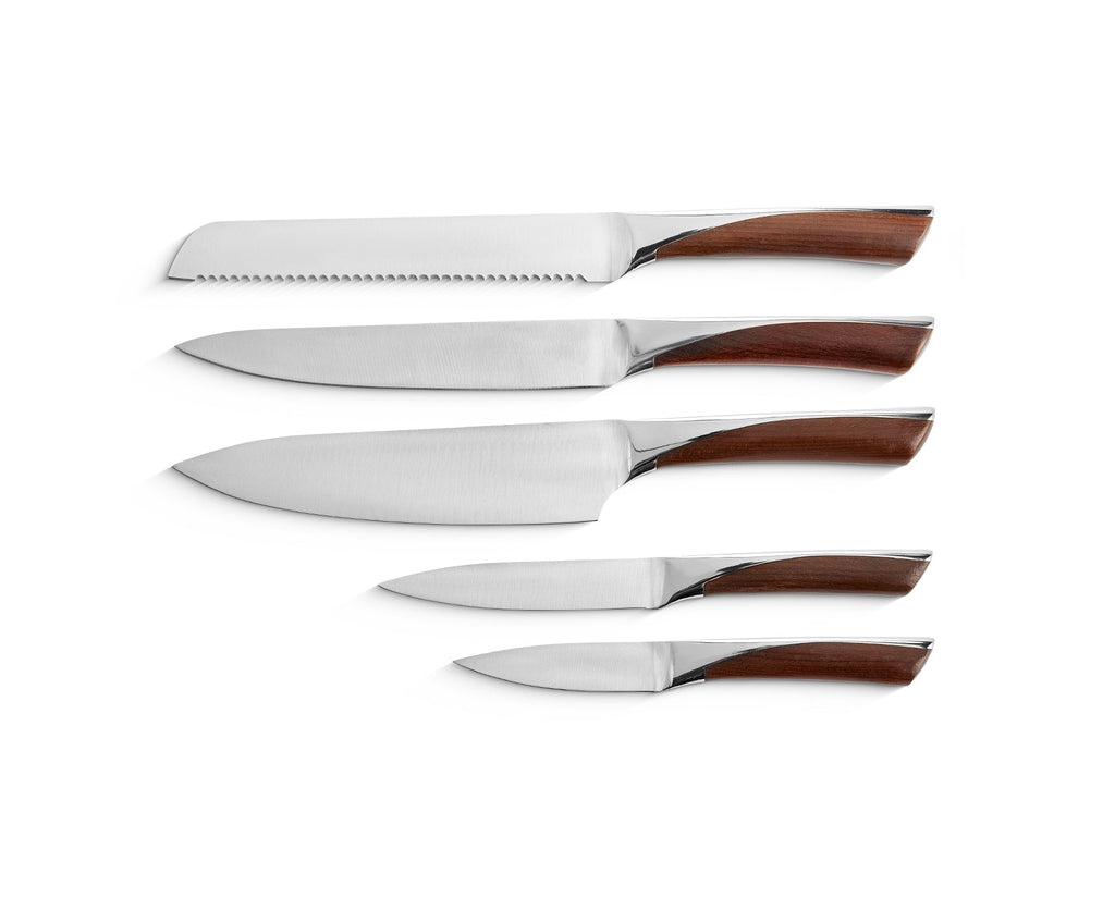 Set de Cuchillos 5 Piezas con Taco Magnético